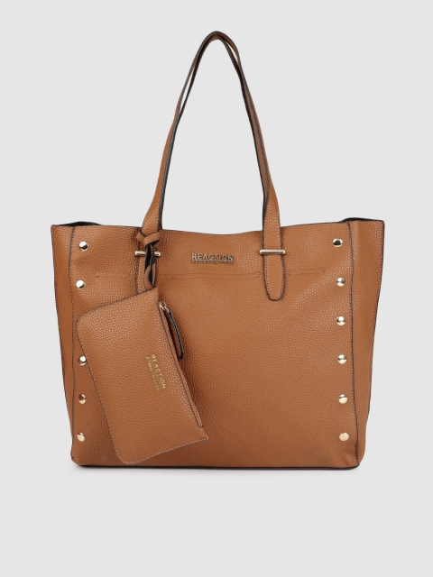 

Kenneth Cole Tan Brown Textured Shoulder Bag