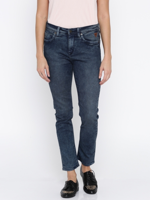 

Harvard Women Blue Skinny Fit Mid-Rise Clean Look Stretchable Jeans