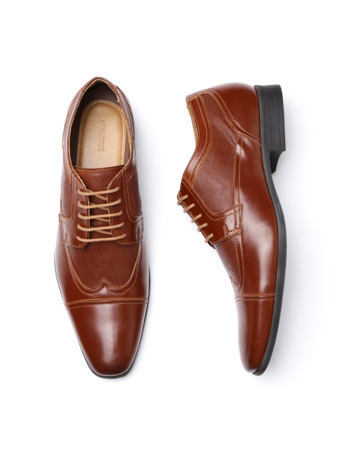 

INVICTUS Men Brown Formal Shoes, Tan