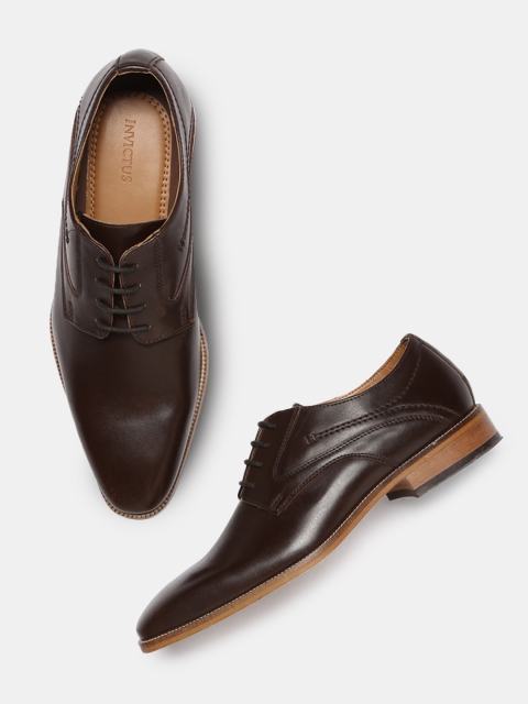 INVICTUS Men Brown Formal Oxford Shoes INVICTUS Men Brown Formal Oxford Shoes