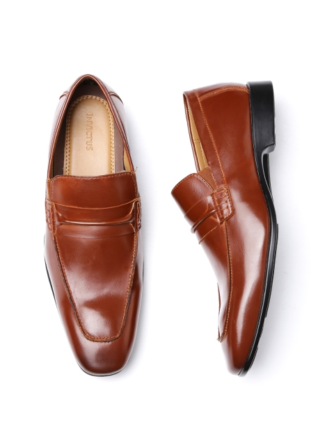 

INVICTUS Men Tan Brown Formal Slip-Ons