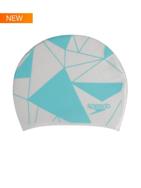 

Speedo Blue & White Printed Swimming Cap