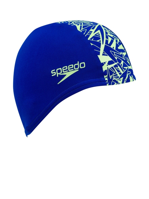 

Speedo Blue & Green Printed Swimming Cap