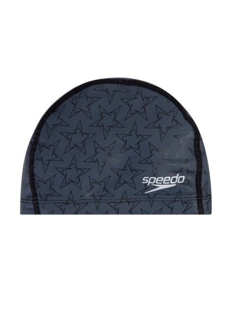 

Speedo Black Printed Swimming Cap