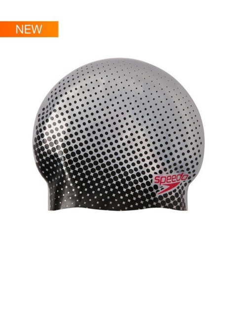

Speedo Black Printed Swimming Cap