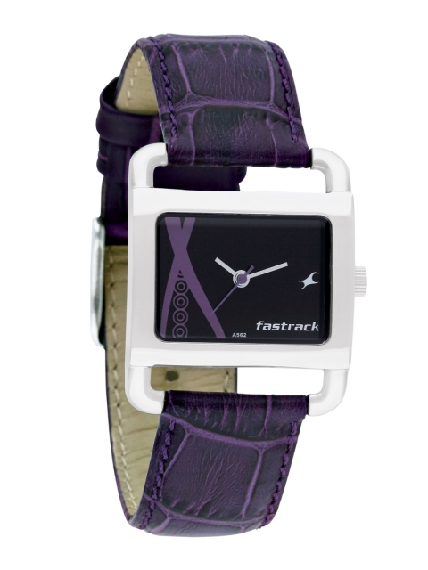 

Fastrack Men Black Analogue Watch NJ9734SL01AC