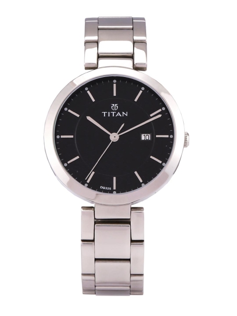 

Titan Women Black Analogue Watch NJ2480SM08