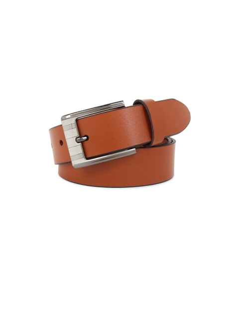 

Elite Crafts Men Tan Grain leather Formal Belt