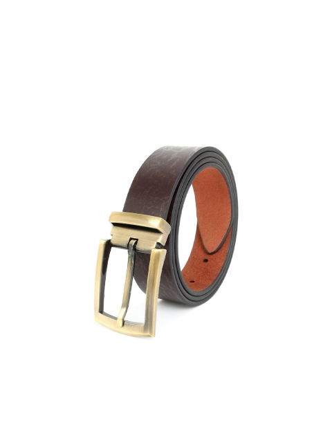 

Elite Crafts Men Brown & Tan Reversible Leather Formal Belt