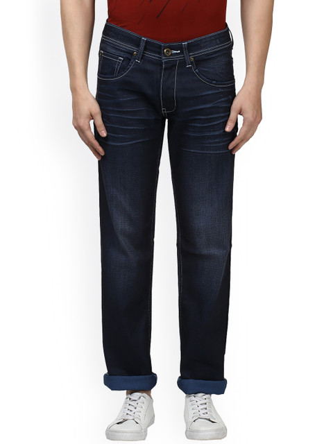 

Park Avenue Men Navy Blue Slim Fit Mid-Rise Clean Look Jeans