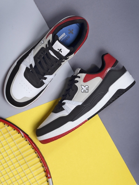 

Bond Street By Red Tape Men Black Colourblocked PU Sneakers