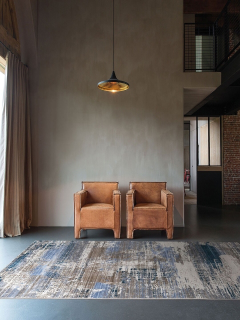 

DDecor Textured Large Dune Rug, Blue