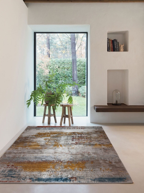 

D'Decor Dune Textured Small Rug, Grey