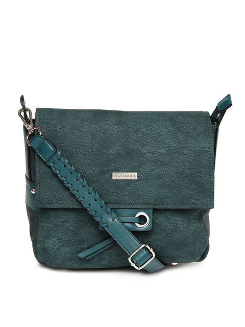 

Vero Moda Green Solid Sling Bag