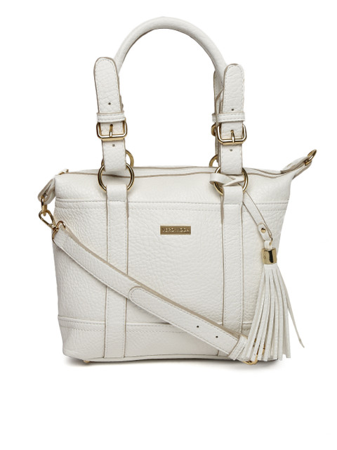 

Vero Moda White Solid Handbag