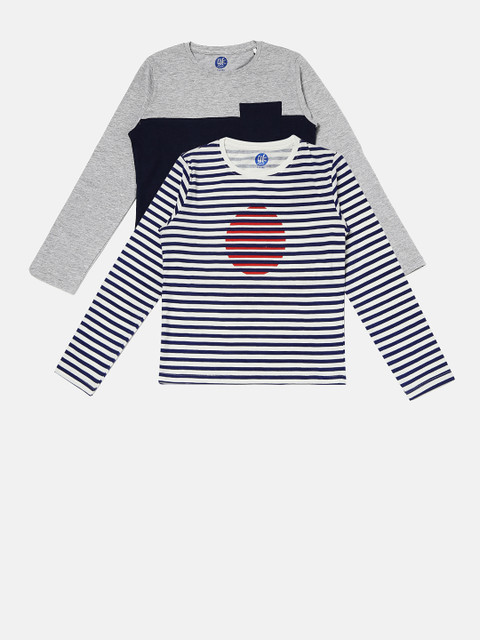 

YK Boys Pack of 2 T-shirts, Navy blue