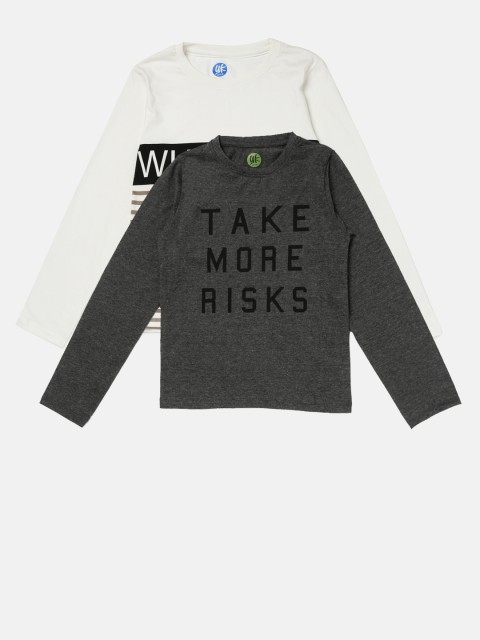 

YK Boys Pack of 2 T-shirts, Grey