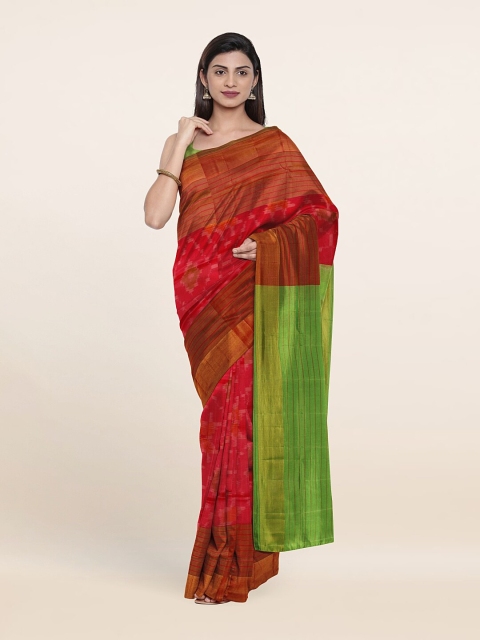 

Pothys Woven Design Zari Pure Silk Saree, Pink