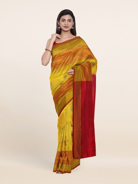 

Pothys Woven Design Zari Pure Silk Saree, Yellow