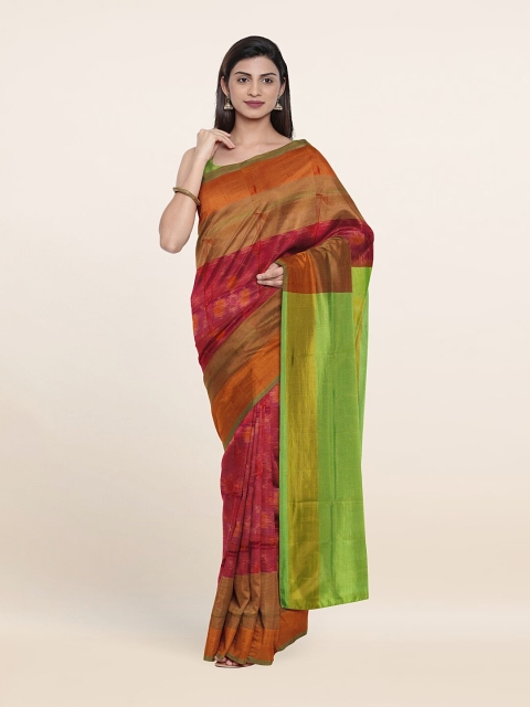 

Pothys Woven Design Zari Pure Silk Saree, Pink