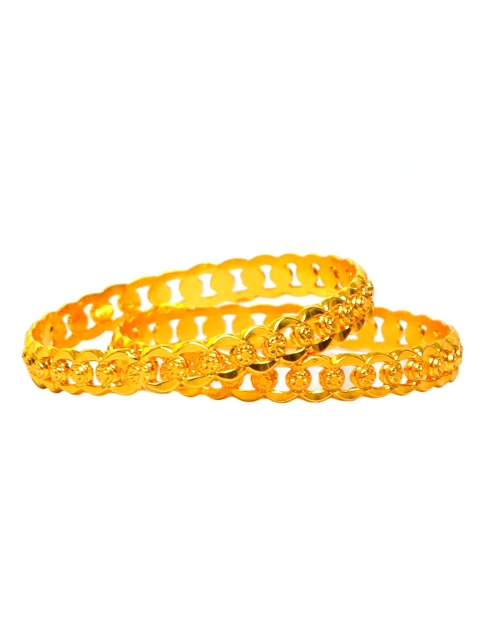 

Mallepula Women Gold-Plated Bangles