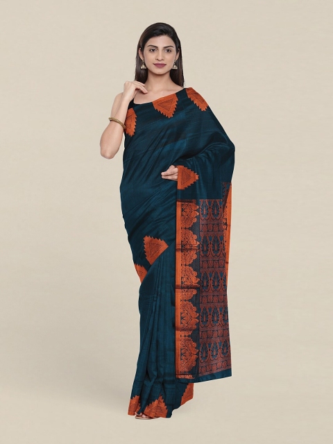 

Pothys Pure Silk Saree, Blue