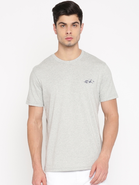 

Nautica Men Grey Printed Round Neck T-shirt