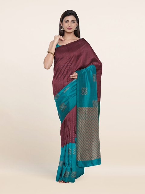 

Pothys Ethnic Motifs Zari Pure Silk Kanjeevaram Saree, Mauve