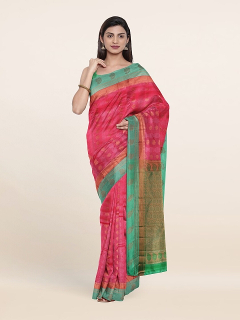 

Pothys Woven Design Zari Pure Silk Saree, Pink