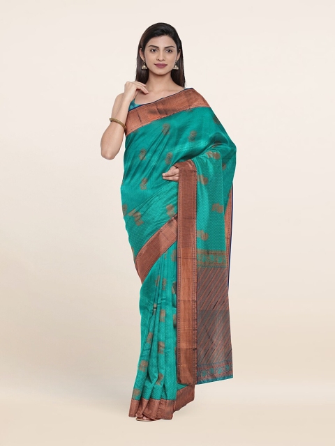 

Pothys Woven Design Zari Pure Silk Saree, Blue