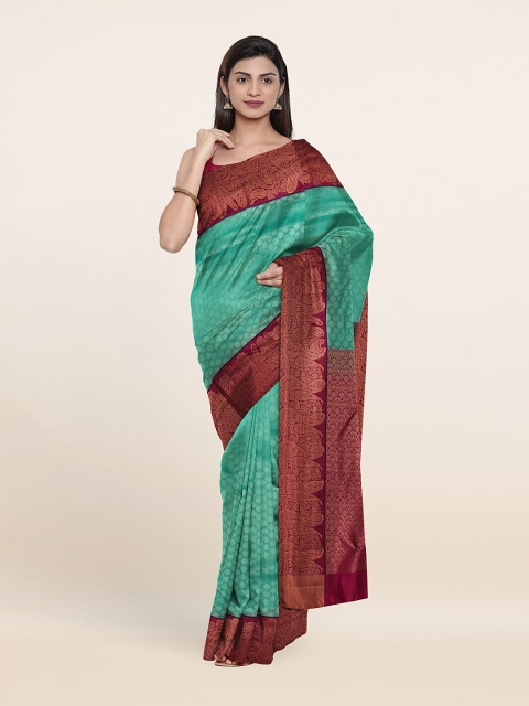 

Pothys Ethnic Motifs Zari Pure Silk Saree, Green