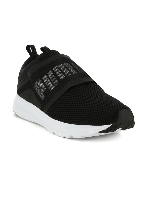 

Puma Men Black Enzo Strap Running Shoes