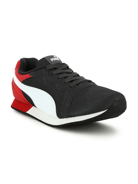 

Puma Men Grey & Red Pacer Sneakers