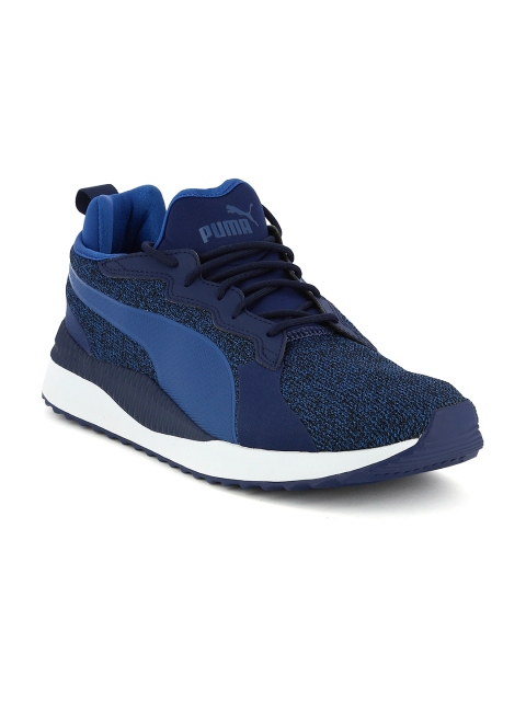 

Puma Men Blue Pacer Next Tw Knit Sneakers