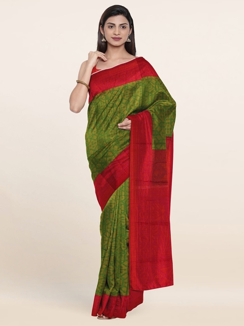 

Pothys Green & Pink Saree