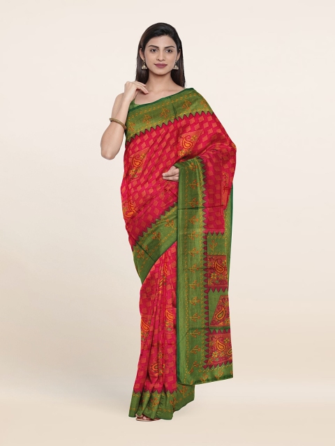 

Pothys Paisley Saree, Pink