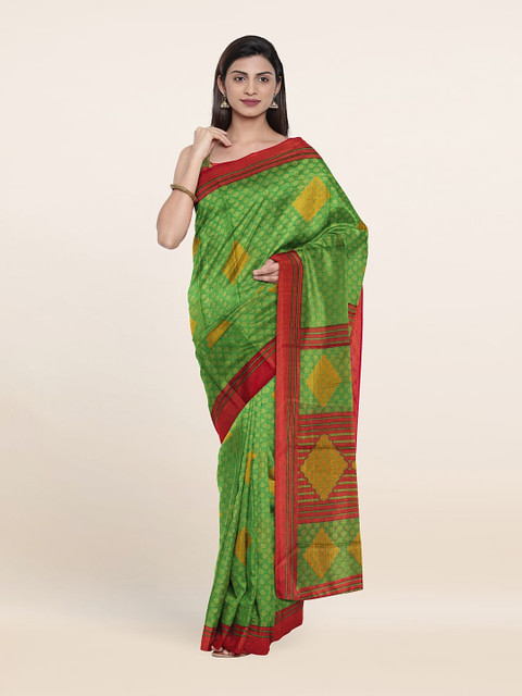 

Pothys Ethnic Motifs Saree, Green
