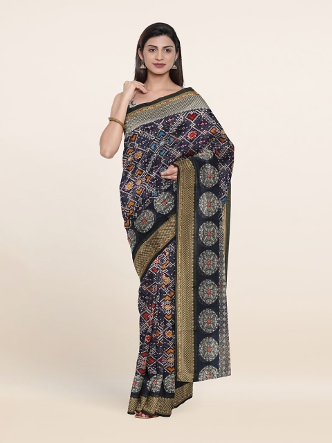 

Pothys Printed Saree, Blue