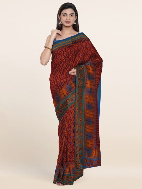 

Pothys Floral Printed Saree, Purple