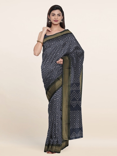 

Pothys Bandhani Printed Saree, Blue