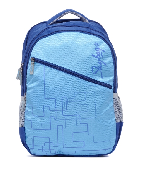 

Skybags Unisex Blue Printed Backpack