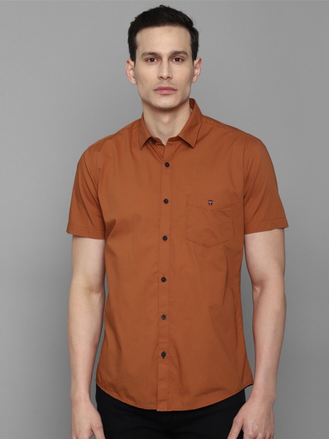 

Louis Philippe Sport Men Slim Fit Pure Cotton Casual Shirt, Brown