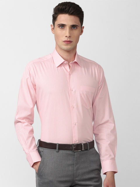 

Van Heusen Men Cotton Solid Regular Fit Formal Shirt, Pink