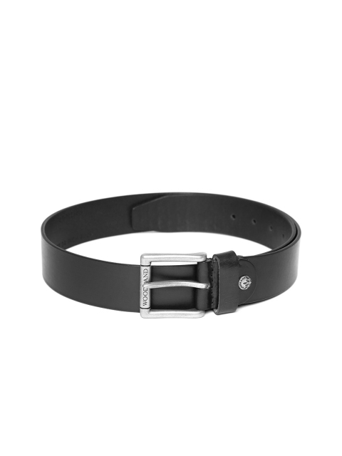 

Woodland ProPlanet Men Black Solid Leather Belt