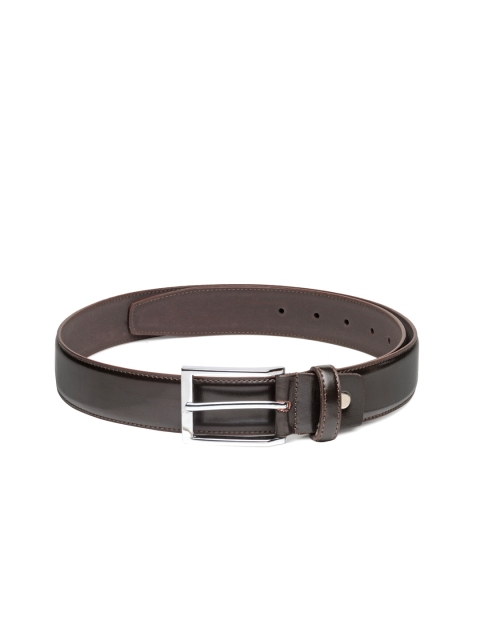 

Woods Men Brown Solid Genuine Leather Belt