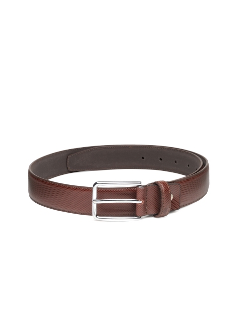 

Woods Men Brown Textured Genuine Leather Belt