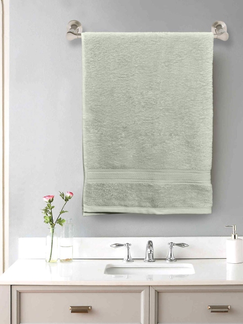 

Trident Women Solid Cotton 550 GSM Bath Towel, Grey