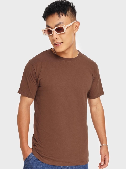 

Bewakoof Men T-shirt, Brown