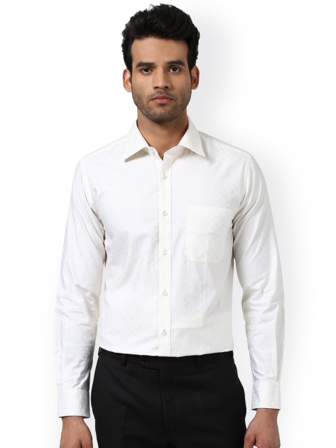 

Raymond Men White Classic Regular Fit Solid Formal Shirt