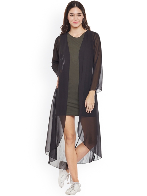 

WISSTLER Black Sheer Shrug